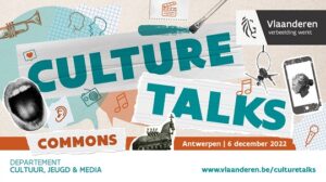 CULTURE TALKS Commons – Save the date