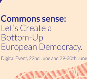 Commons Sense: Let’s Create a Bottom-Up European Democracy
